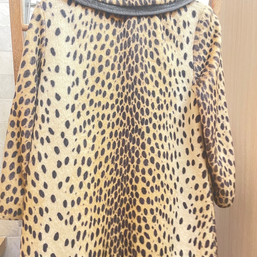 Vintage Leopard Print Women's Coat sz S,M - Picture 2 of 4